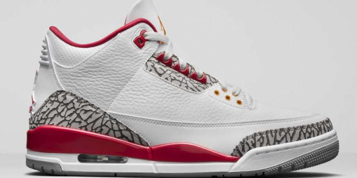 CT8532-126 Air Jordan 3 "Cardinal" will be released on February 24, 2022