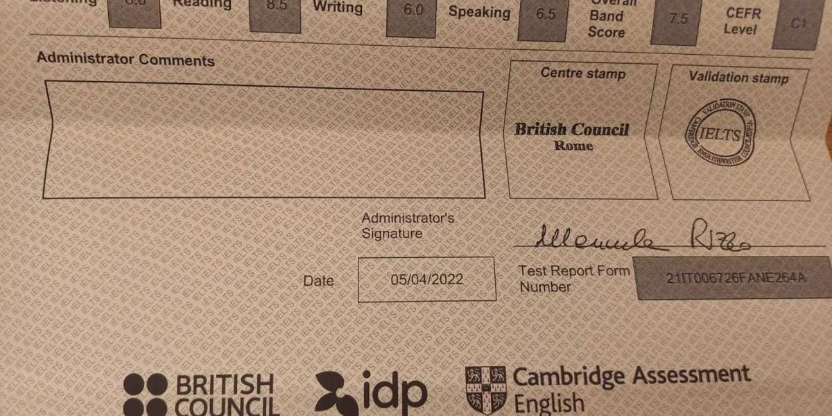 HOW IS IT POSSIBLE TO BUY GENUINE IELTS CERTIFICATE WITHOUT EXAM?