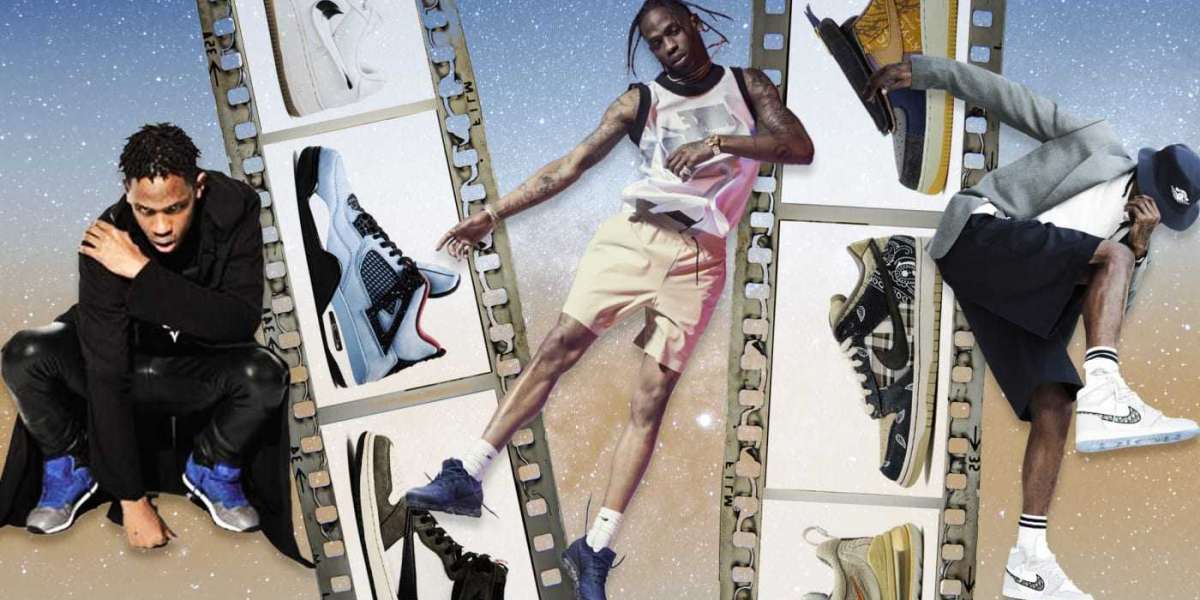 Travis Scott Sneakers and giving him