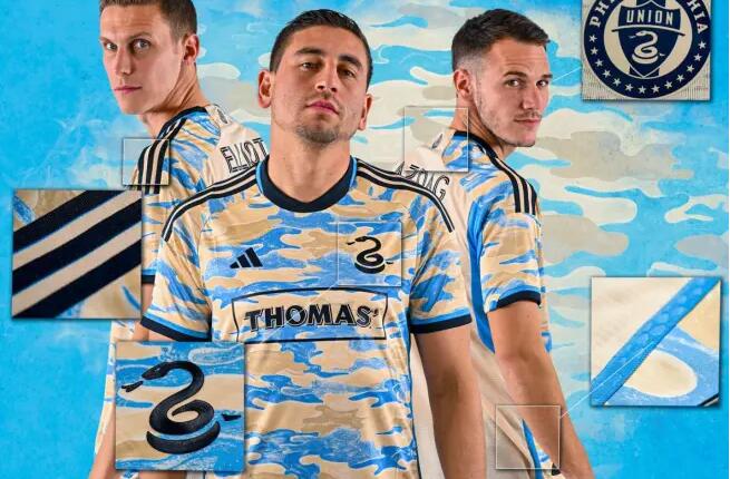 Philadelphia Union 2023 adidas bortetröja