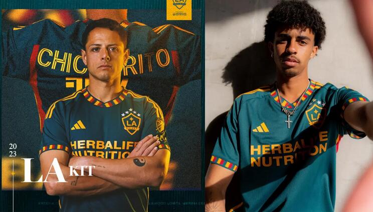 LA Galaxy 2023 adidas Auswärtstrikot