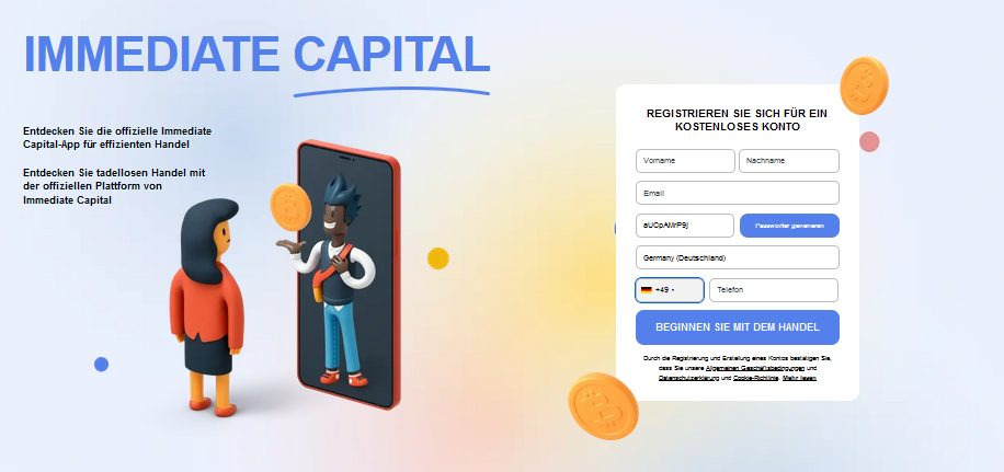 Immediate Capital Erfahrungen - Entdecken Sie die offizielle Immediate Capital-App für effizienten Handel!